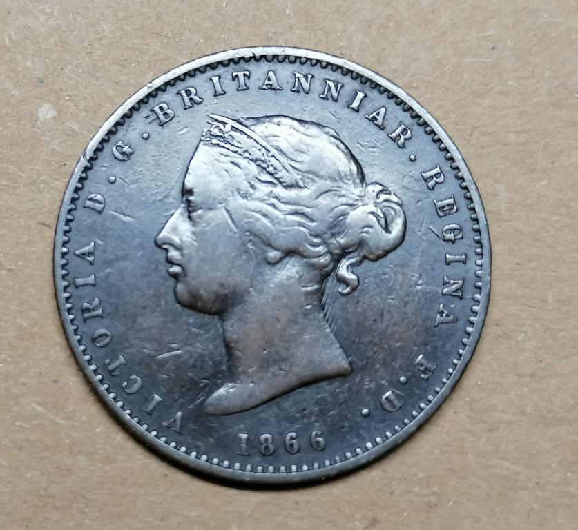 Джерси 1/26 шиллинга 1866