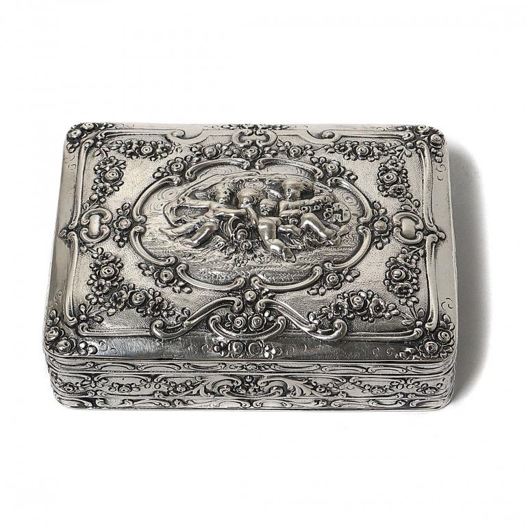 Серебряная коробка (шкатулка). Германия