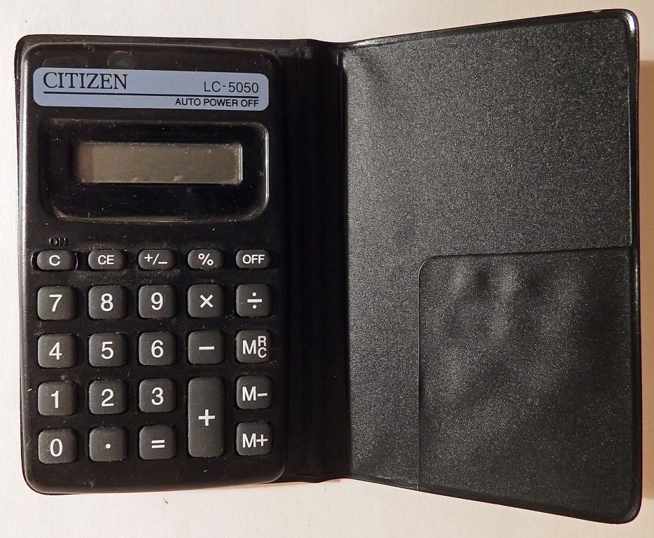 Карманный калькулятор Citizen LC-5050