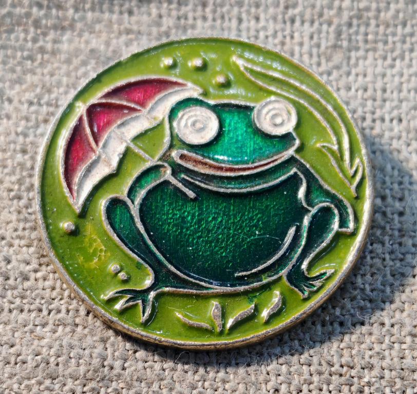 Лягушка с зонтом - зонтиком, мультфильм, Детские СССР.