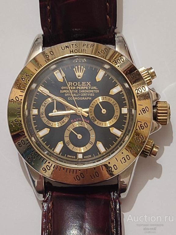 Часы наручные. Мужские. Механические. ROLEX DAYTONA. Автоподзавод. Швейцария. Отличный ход.(Н).