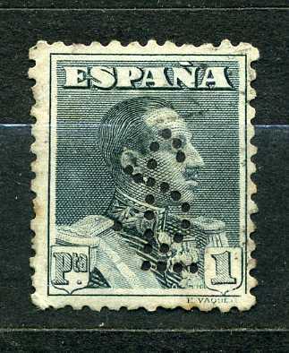 Испания. Король Альфонсо XIII. Перфины. 1924/25. гаш