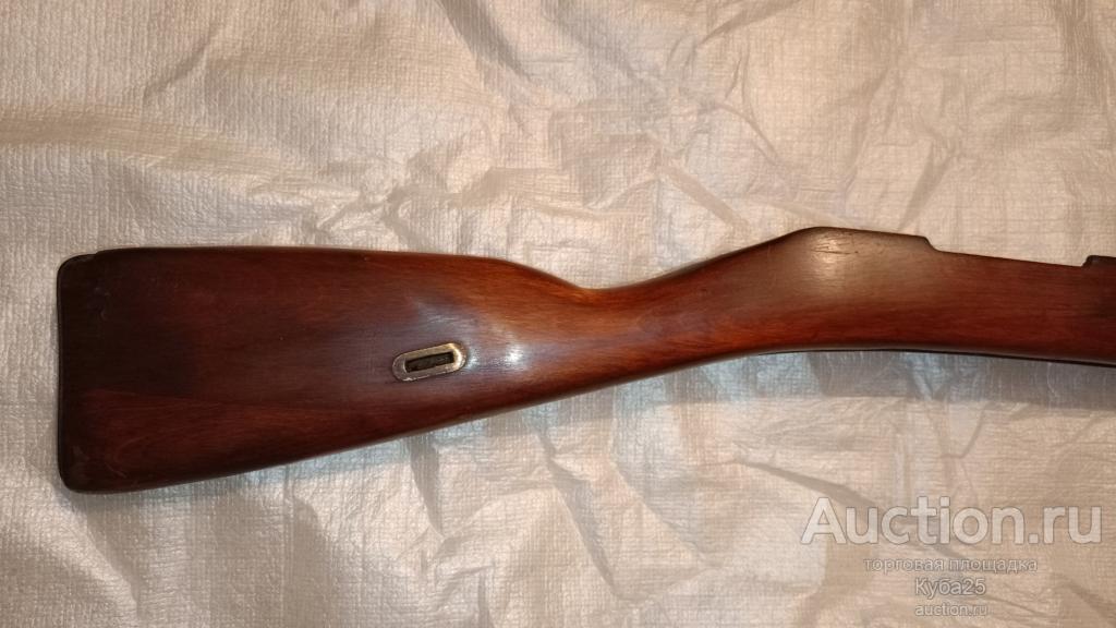 Ложе приклад дерево карабина Мосина КМ-44, КО-44 с накладкой