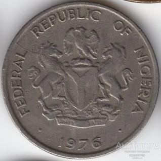Нигерия 5 кобо 1976 года.