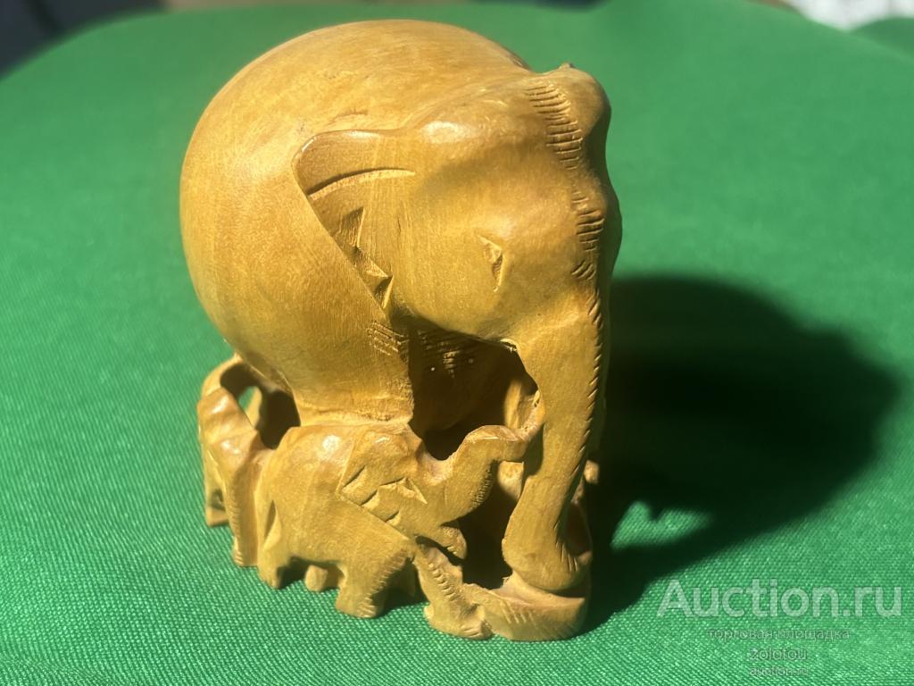 Старинная резьба по дереву, Слоны, СССР