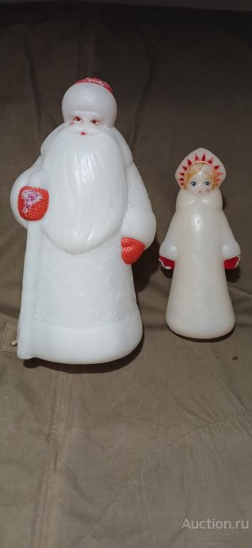 Дед Мороз и Снегурочка пластмассовые времён СССР.