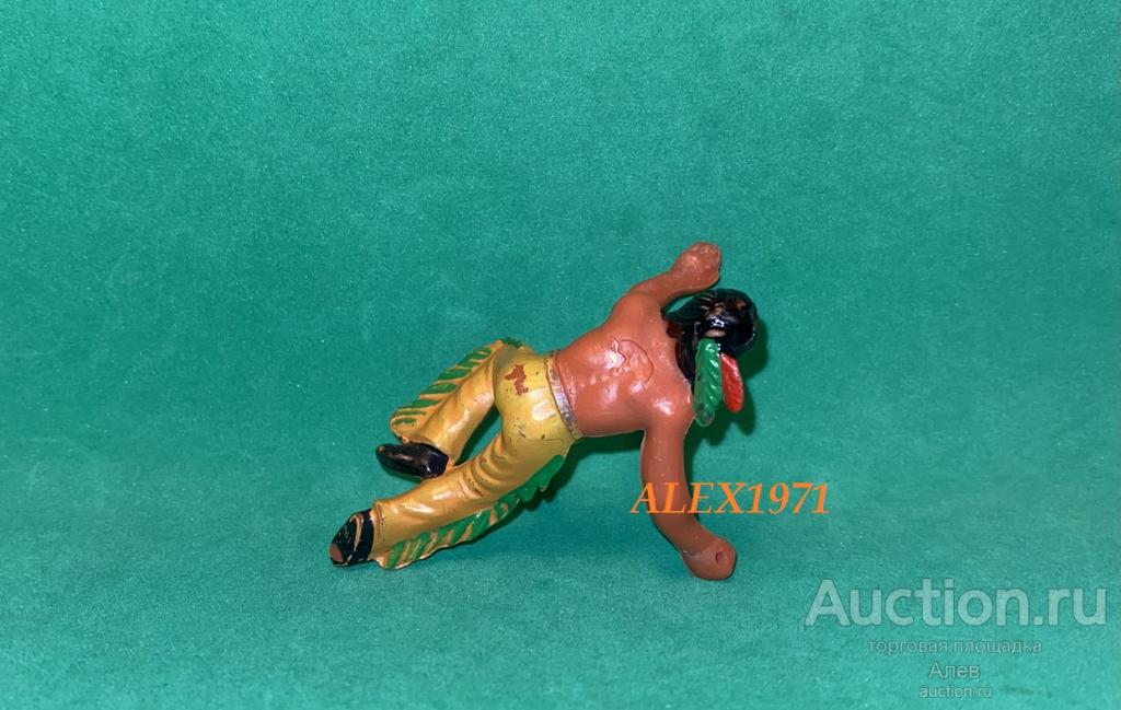 № 062 ПОНТИАК, ИНДЕЕЦ ГДР, ЖЁЛТЫЕ БРЮКИ, RR, ИНДЕЙЦЫ, КОВБОИ, СОЛДАТИКИ ГДР, ДИКИЙ ЗАПАД