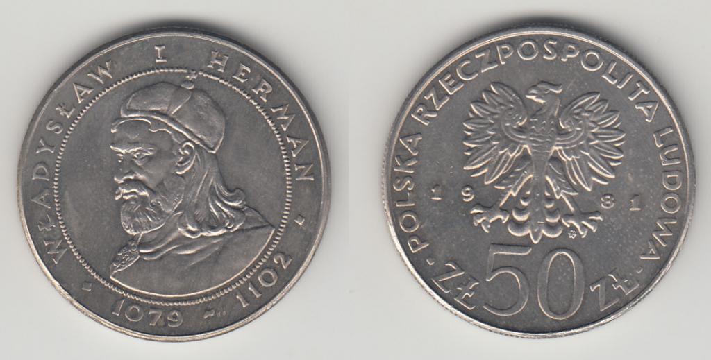 Польша 50 злотых 1981 Владислав I М