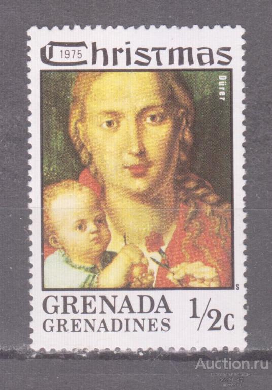 Гренада и Гренадины 1975 Рождество живопись Дюрера Mi140 MNH