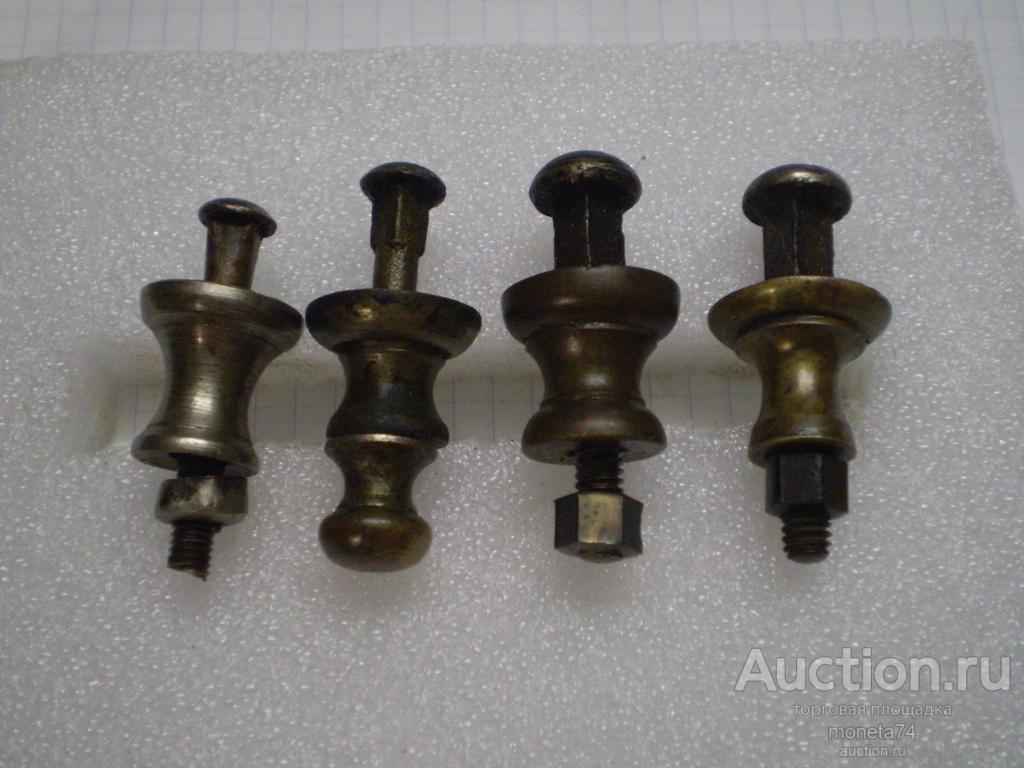 4 бронзовых хватка (разные) от царских самоваров . 13