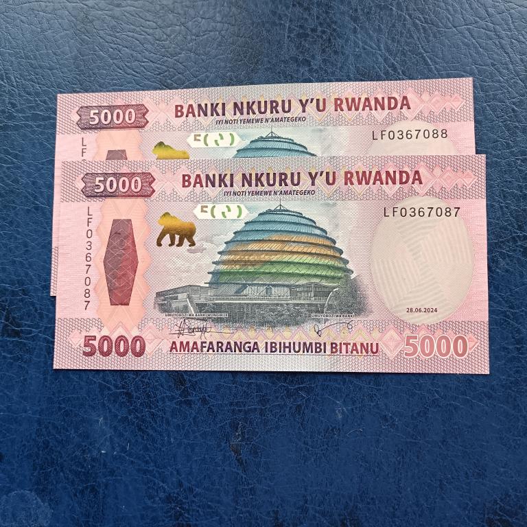 Руанда 5000 франков 2024 год Пресс  альбом 4