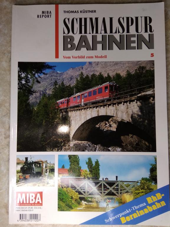 16мм (HO) Спецвыпуск по узкоколейкам MIBA Schmalspur Bahnen 100 стр.,нем.яз