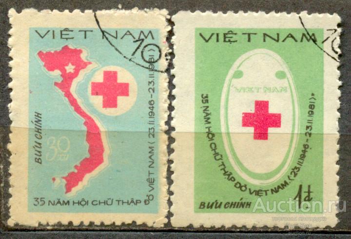 Вьетнам  1982  35 лет Красный крест