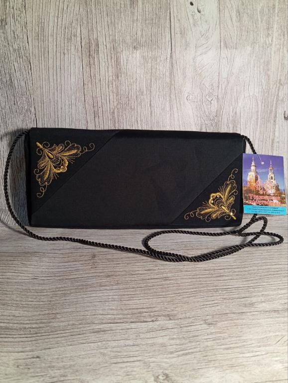Вечерняя,театральная сумочка клатч. Торжокские золотошвеи. Новая