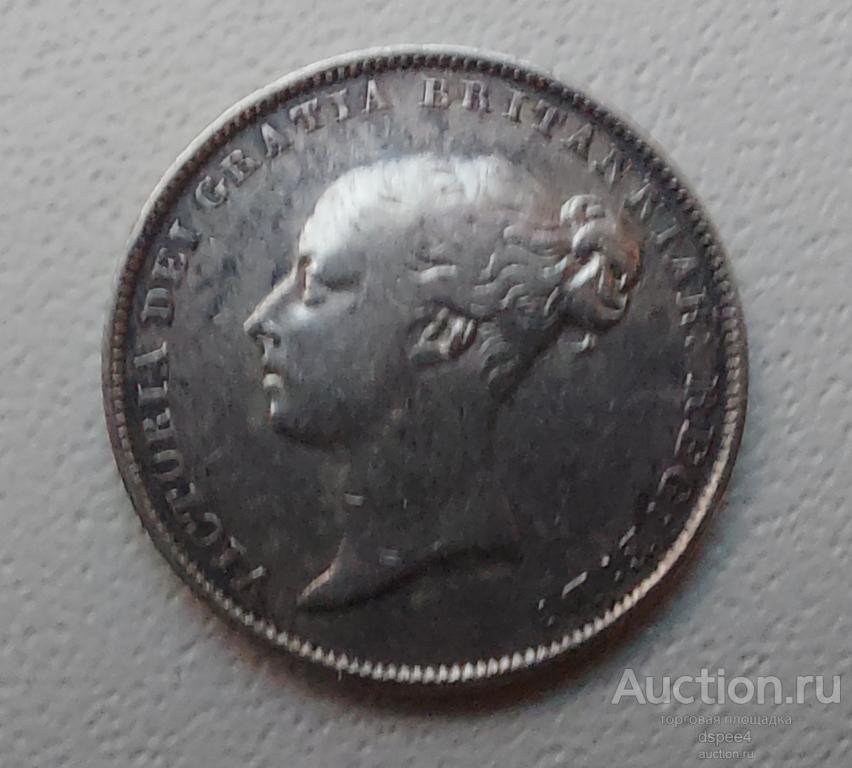 Великобритания Англия 6 пенсов 1846 Виктория R