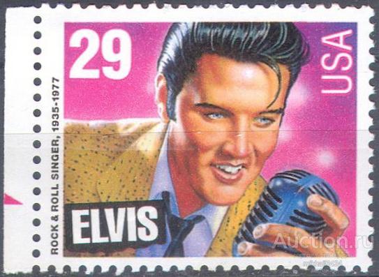З0081 ✅ Музыка Певцы Кино Элвис Пресли 1993 США 1м ** Уценка