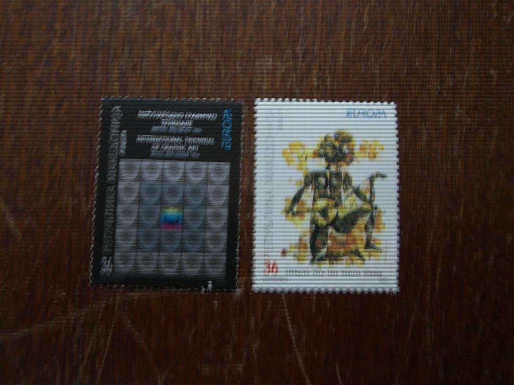 Македония 2003 европа постер 2м
