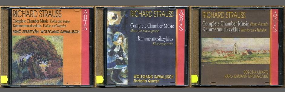 (906) Рихард Штраус. Камерная музыка. Hand-Made. 3CD