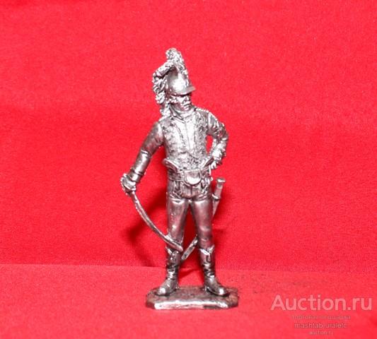 P-571 Оловянная фигура Офицер мусульманской роты легиона Мирабо, 1800 г., 54мм