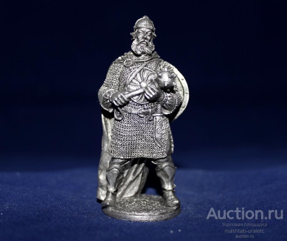 139. Оловянный солдатик Илья муромец, 54мм