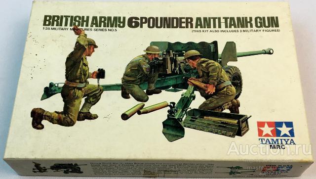 35005 Сборная моель British 6-Pounder Anti-Tank Gun, 1/35