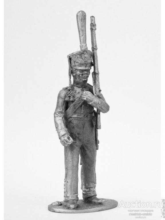 P-478 Рядовой конно-егерских полков, 1813-14 гг, 54мм