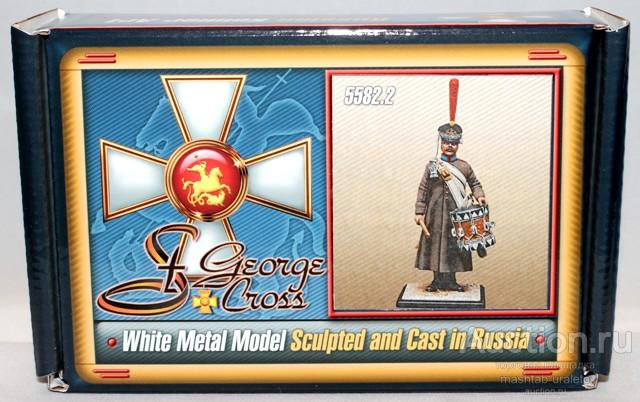 5582,2 Набор для сборки. Барабанщик в шеренге, 54мм