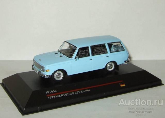 Коллекционная модель Вартбург WARTBURG 353 Kombi 1972 (old grill) Light blue, 1/43