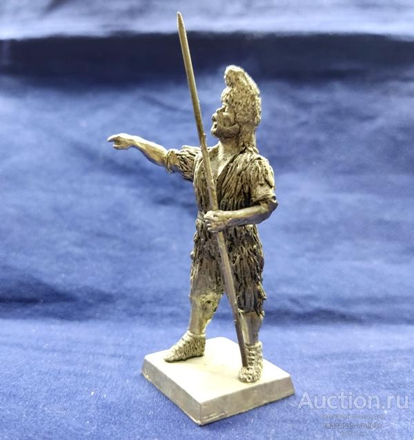 ЛГ01 Оловянная миниатюра Робинзон Крузо, 54 мм