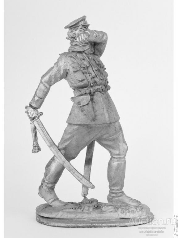 P-185 Офицер РИА. 1915 г. Крепость Осовец., 54 мм, металл