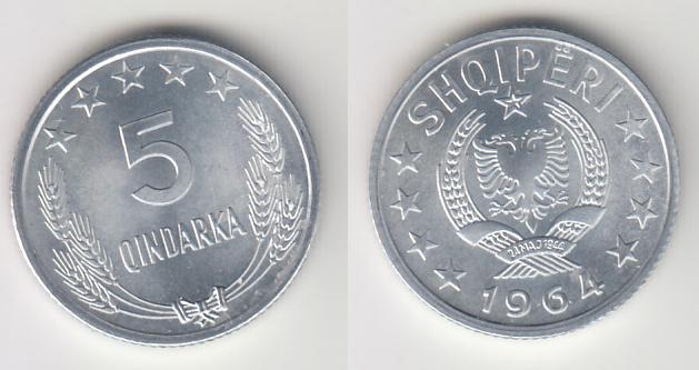 Албания 5 киндарок 1964 М
