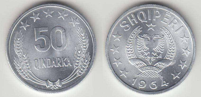 Албания 50 киндарок 1964 М