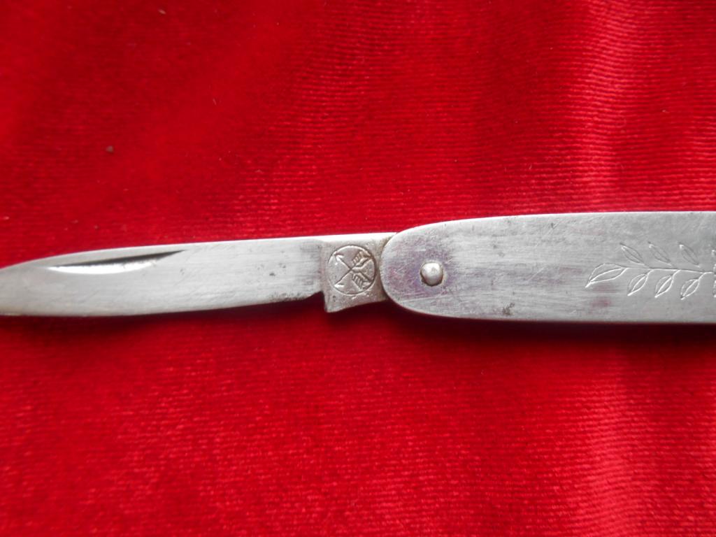 Нож Складной Украшенный Solingen Золинген Редкое Клеймо Германия 1950е гг Состояние