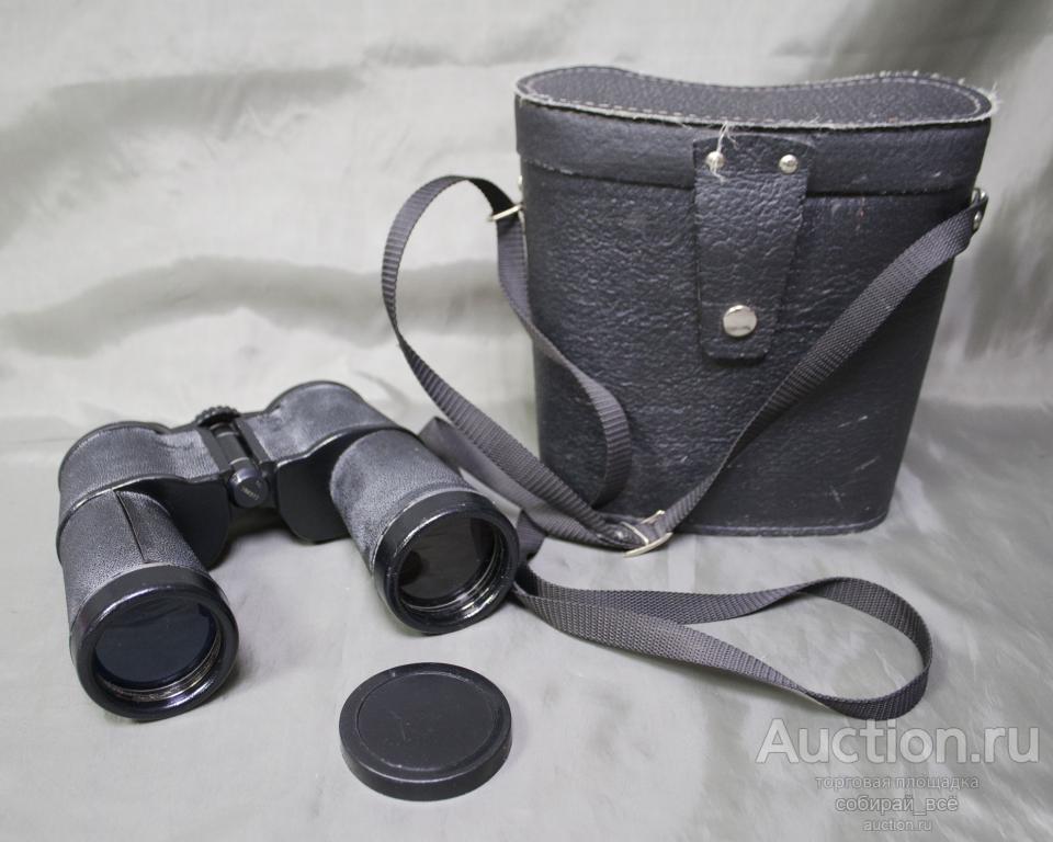 Бинокль в чехле TENTO СССР, БПЦ 10х50 №398377  (8)