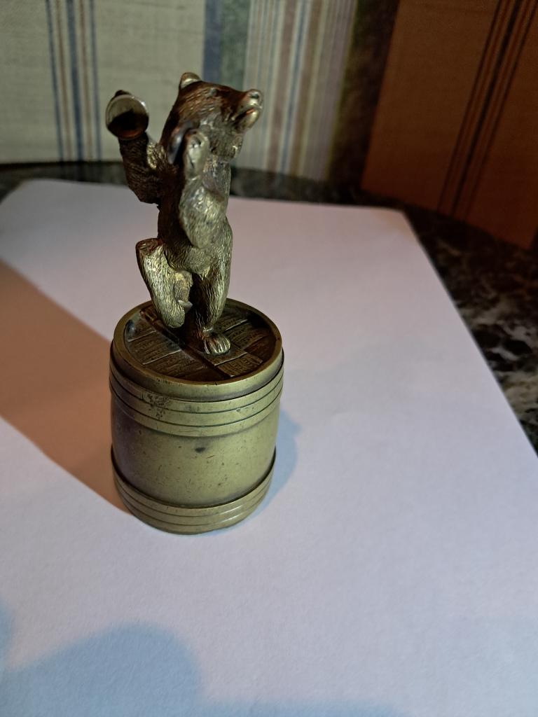 Вызывной колокольчик "Учёный медведь". Россия до 1917г.