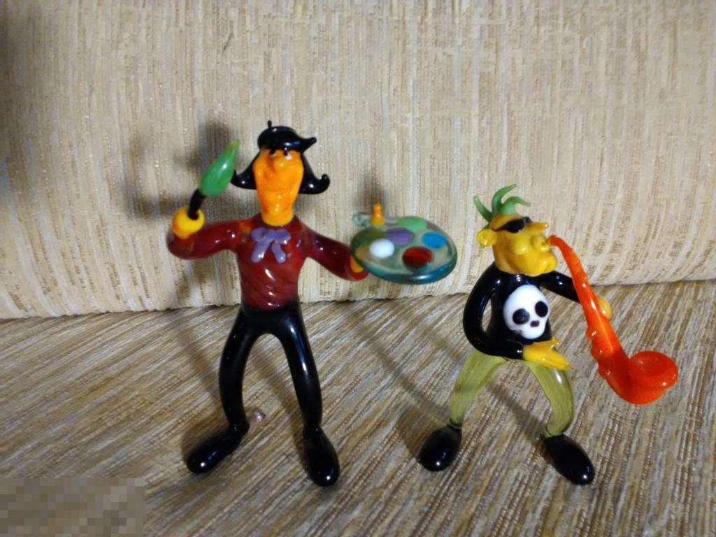 Фигурка Стекло Хужодник !  Авторская Редкая !