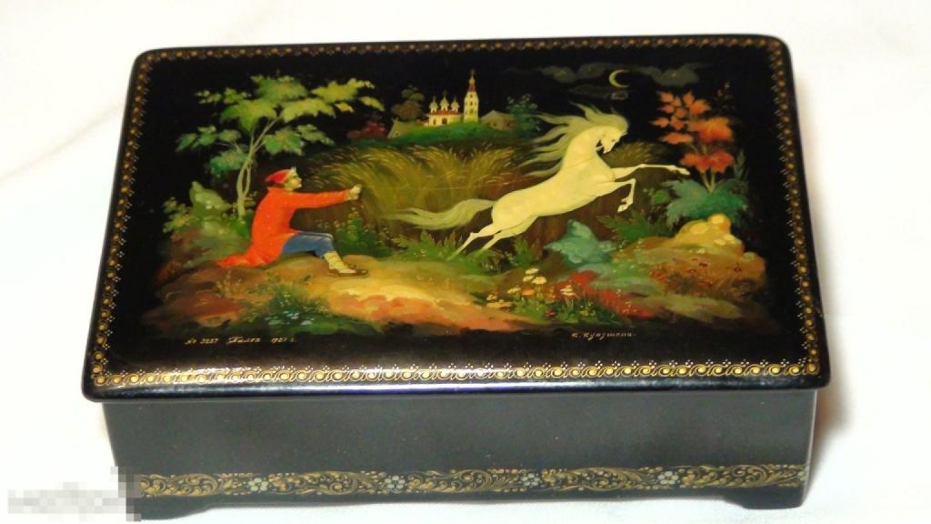 Палех 1957 К.Кукушкин 10,7х15,8х4,8см