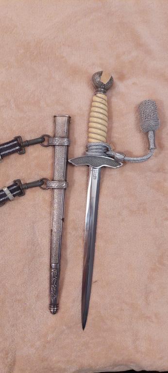 Кортик Люфтваффе обр. 1937 года WKC с темляком и подвесом.