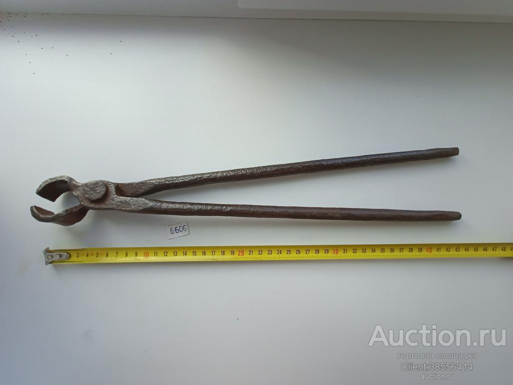 Инструмент. Старинная утварь. Клещи кузнечные.Кованные.( В 606).