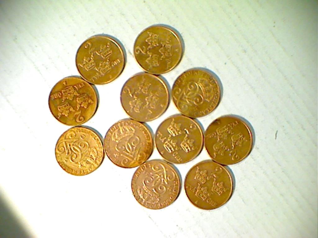 ШВЕЦИЯ - КОРОЛЬ ГУСТАВ 5 - 1908 - 1950 ГОД  11 МОНЕТ ЦЕНА ЗА ВСЕ