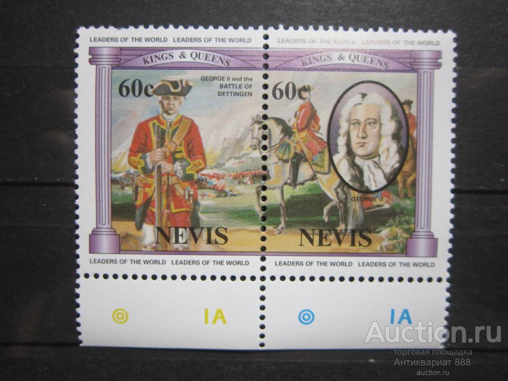 Невис 1984 Личности Конница MNH Лот № (А7)