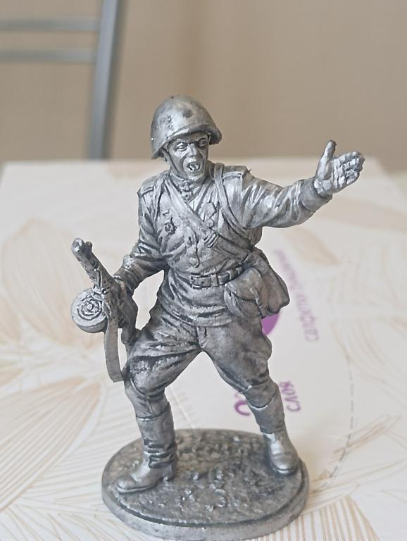 Оловянный солдатик 54мм. Высокая степень детализации. СССР. РККА. ВМВ.