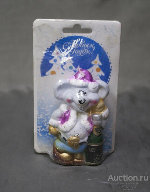 Свеча сувенирная Мышь, С Новым годом!  (30)