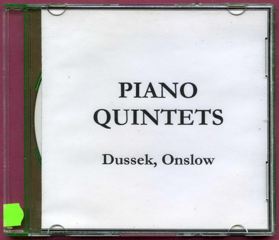 (1011) Дусик. Онсло. Фортепианные квинтеты. Nepomuk Fortepiano Quintet. Hand-Made CD