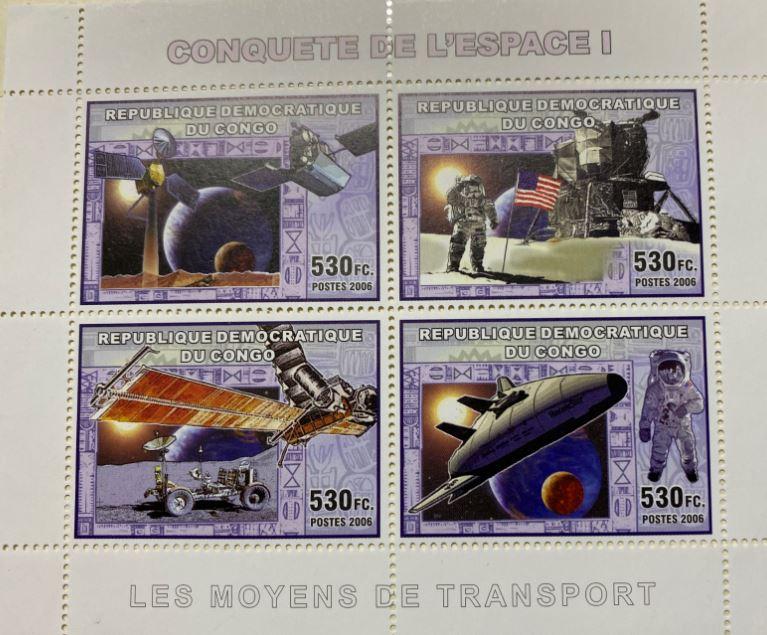Конго Демократическая Республика космос 2006 Транспорт и покорение космоса.