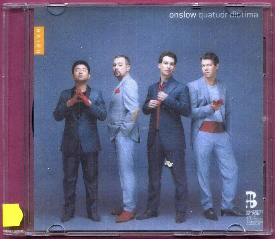 (1014) Онсло. Квартеты. Quator Diotima. Hand-Made CD