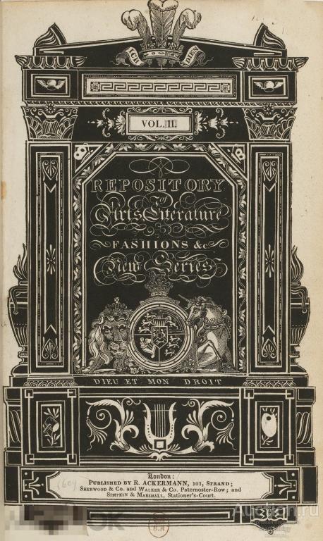 Дизайн мебели, внутренего убранства, картет. Франция 1819 формат PDF