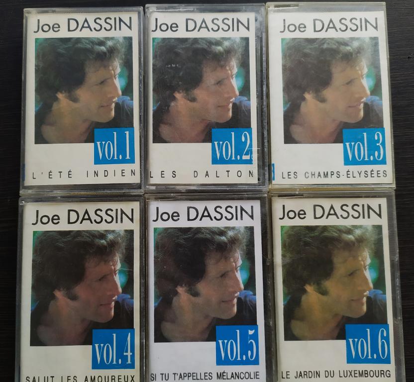 6 шт JOE DASSIN vol 1-6 Джо Дассен 6 альбомов