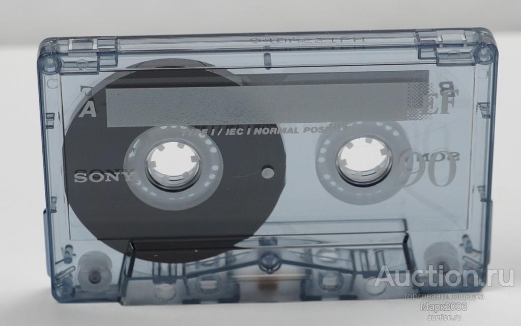 Аудиокассета SONY EF 90 в родной коробке 1999 год. (Mexico)