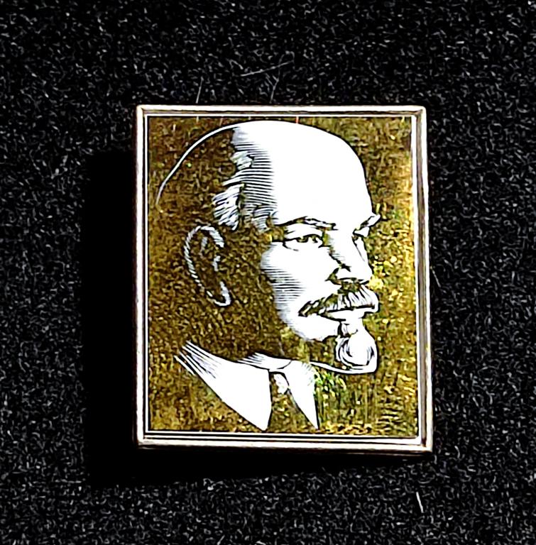 Ленин В.И. Ульянов. ситалл на металле